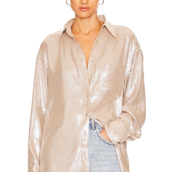 Retrofête JACE SEQUIN TOP Size: M Original Price $395 *Pants Avail Separately* - Picture 2 of 12